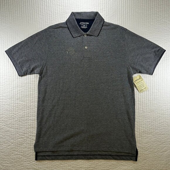St. John's Bay Other - St. John's Bay Active Navy Super Pique Polo Shirt Mens Size M NWT